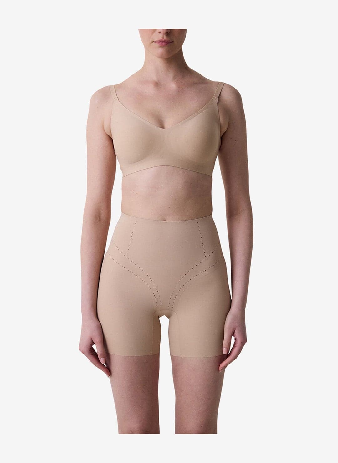 Women Light Short Beige Shaping Corset