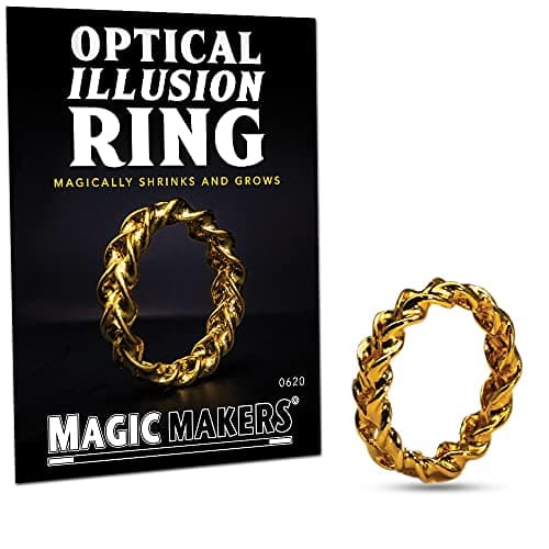 Magic Makers Shrinking Growing Optical Illusion Ring