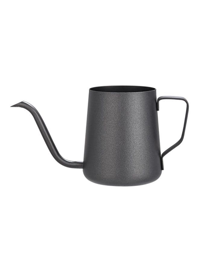 350Ml Painting Stainless Steel Anti-Rust Pour Coffee Drip Kettle with Long Over Gooseneck Spout Perfect Flow Control Black 8.26 x 3.43inch