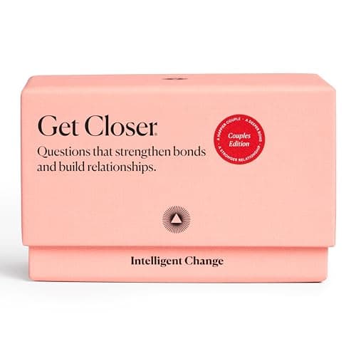 Intelligent Change Get Closer Conversation Cards for Couples Intimacy Deck Card Game Fun Date Night Ideas 100 Icebreaker Couple Questions to Strengthen Bonds and Relationships