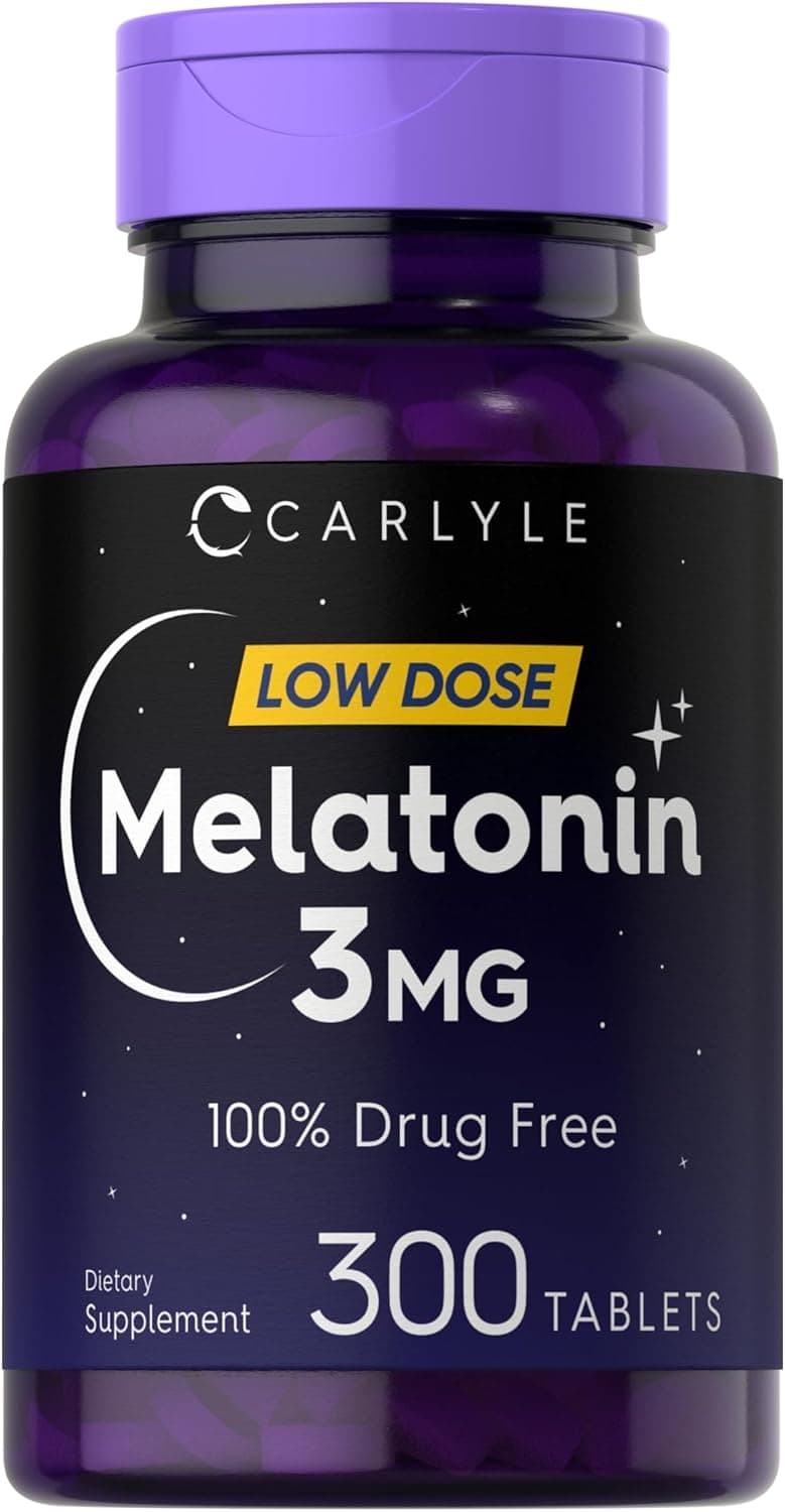 Melatonin 3mg Tablets for Adults - 300 Count