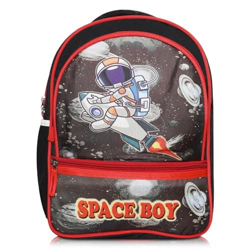 Stylbase Cartoon Printed School Bag for Boys and Girls | Waterproof Backpack Bag for Travelling Sports | Kids Bag Ideal for UKG Nursery 1st Class | School Bags for 5 7 Years 15 Inches