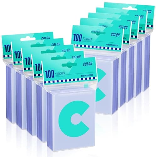 10000ct Clear Card Sleeves for Trading Cards Soft Baseball Sports Card Sleeves Soft Plastic Protector Fit for MTG Game Standard Cards