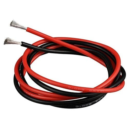 BNTECHGO 14 Gauge Silicone Wire Red and Black Each 3ft Flexible 14 AWG Stranded Tinned Copper Wire