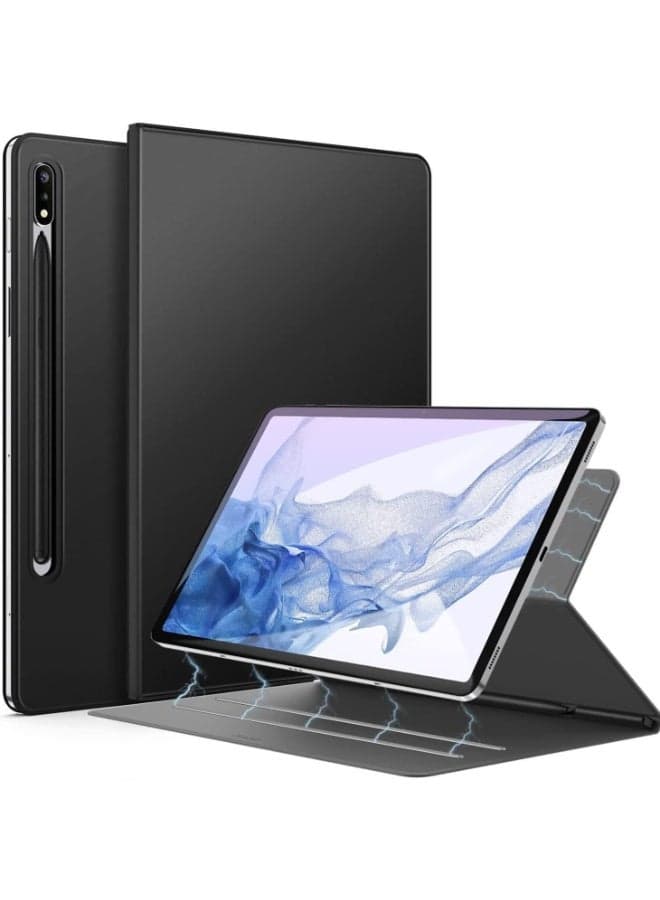 Compatible with Samsung Galaxy Tab S10 Ultra 14.6 inch (2024) Cover Ultra Thin Smart Magnetic Cover Leather Shell Sleep Wake-Up for Tab S10 Ultra