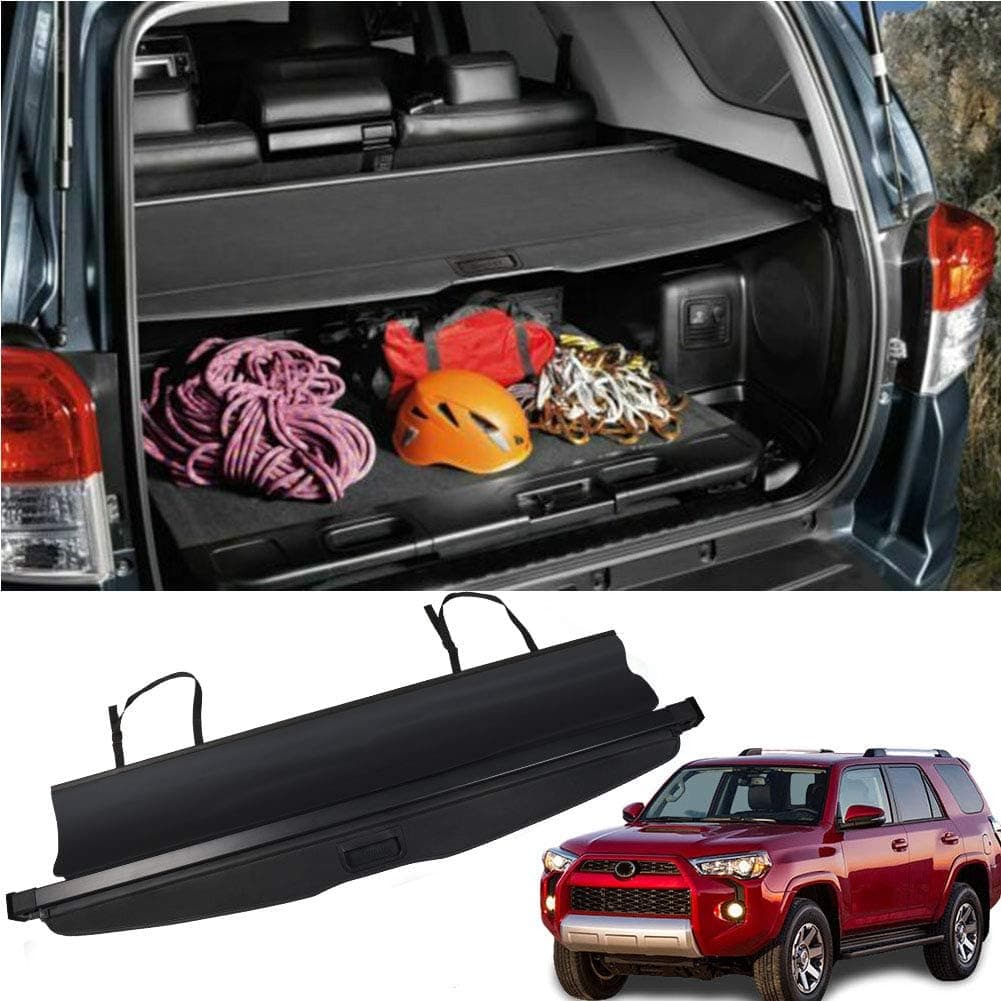 Marretoo Retractable Cargo Cover for Toyota 4Runner (2010-2021) - Black Security Shield Shade