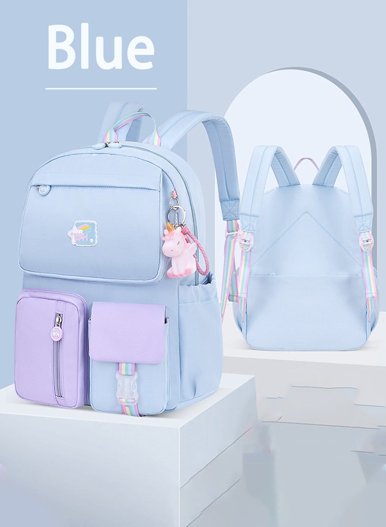 Backpacks for Boys Girls,Waterproof, Large Capacity Lightweight Kids Backpack with Ergonomic Back Support, Wide Shoulder Straps, Stylish Colors – Ideal for School, Kindergarten, Travel, Elementary