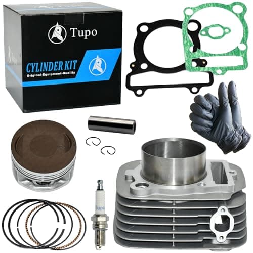 Tupo YFM350-83 Cylinder Kit Compatible with YAMAHA YFM350 Big Bear 350 Bruin 350 Grizzly 350 Moto-4 350 Raptor 350 Wolverine 350 Warrior 350 1987-2014, Top End Rebuild Kit