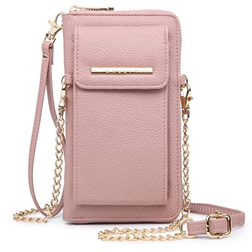 Dasein Crossbody Bag Phone Purse Handbag for Women Shoulder Bag Credit Card Wristlet Wallet with Multi Pockets