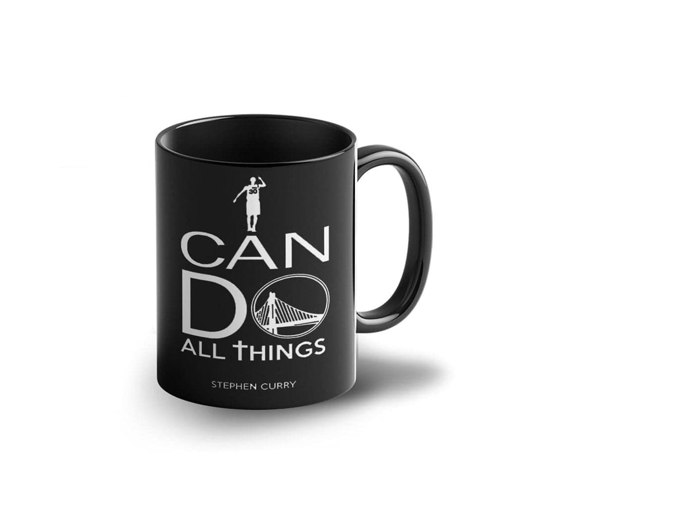 Lightning Hammerz Stephen Curry Basketball Coffee Mug with Print Stephen Curry Can Do All Things Printed Coffee Mug for Friends Golden State Warriors Mugs 330ml Microwave Dishwasher Safe