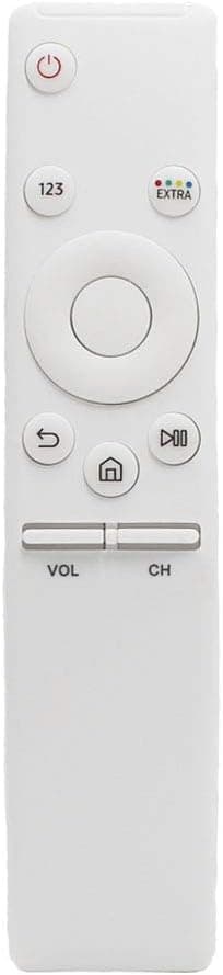 Universal Replacement Remote for Samsung Smart LED TVs - Compatible with 50-55 Inch Select Models (2017-2023 Releases, White) (White)