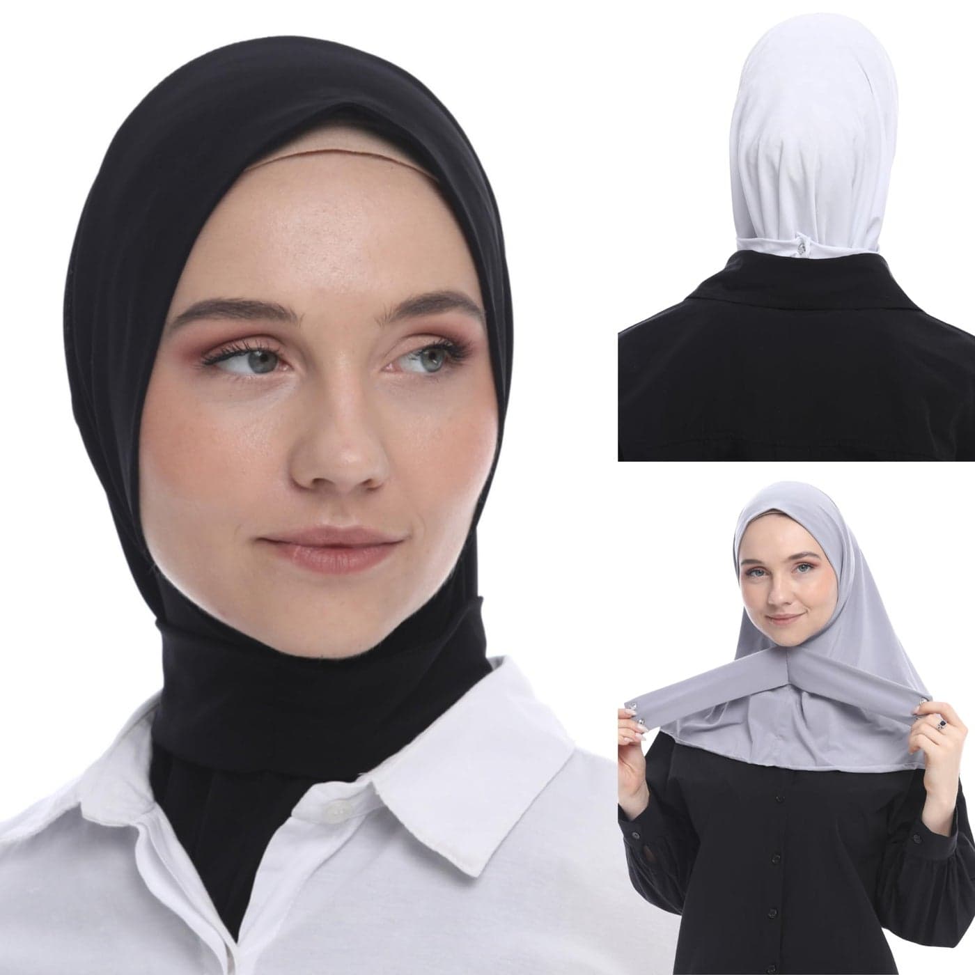 Marwa Fashion Muslim Hijab for Women - Premium Quality hijab scarf for women made up of 100% Stretchable Polyester, Instant hijab
