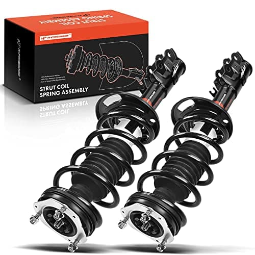 A-Premium Front Complete Struts Compatible with Ford Fiesta 2011 2012 2013-2x Replacement Suspension Shock Absorber with Coil Spring Assembly