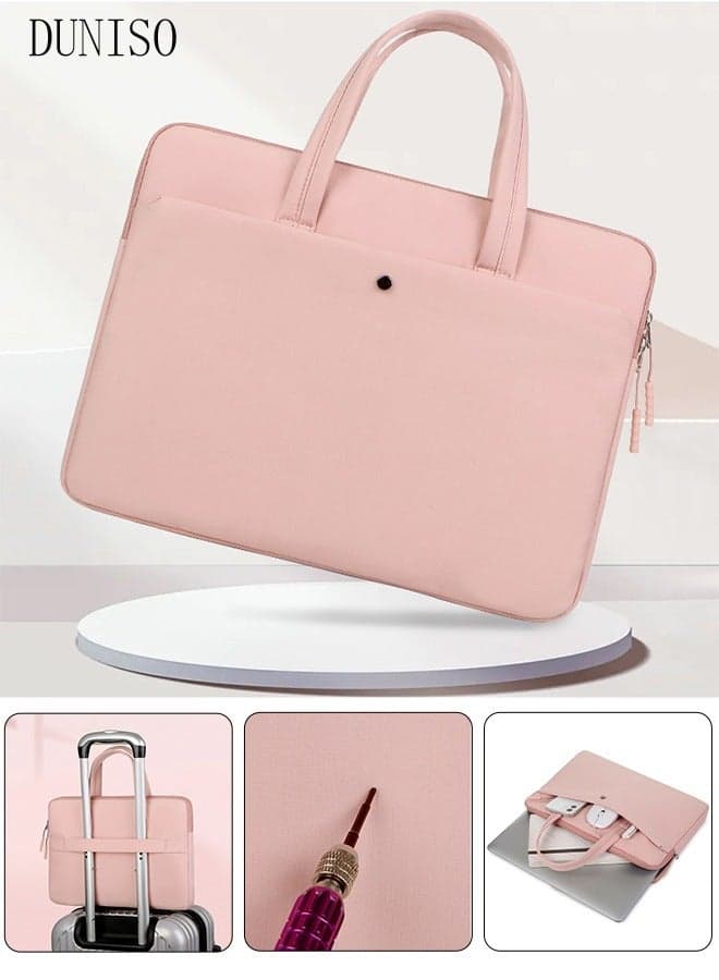 14 Inch Laptop Bag Lightweight Computer Bag Travel Business Briefcase Water Resistance Shoulder Messenger Bag for Men and Women Work Office