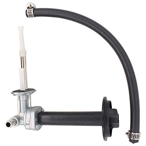 MOTOKU Fuel Petcock Valve Switch with Knob Lever for Yamaha Kodiak 400 450 YFM400 YFM450 Grizzly 400 450 YFM450F Prairie 400 Fuel Shutoff Valve and Lines 5GH245001000