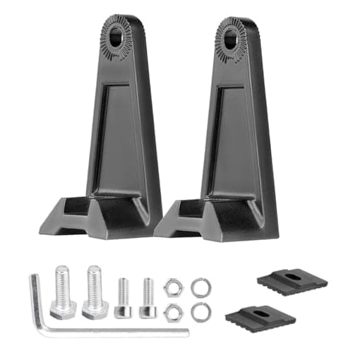 2PCS LED Light Bar Mounting Brackets Adjustable Side Bracket Kit Slide Base Bottom Mount Universal for Work Light Bars LED Pod 9024