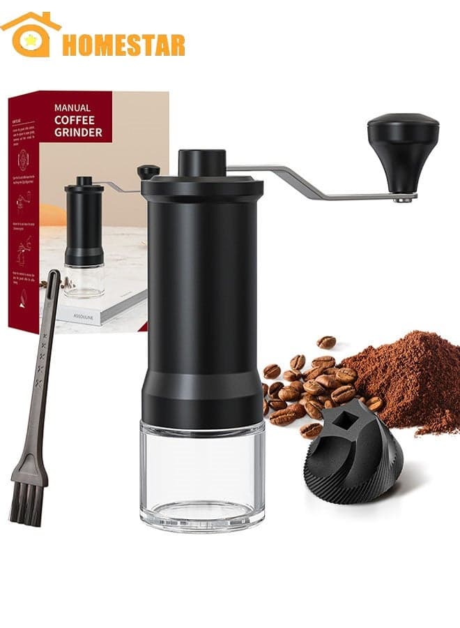 Portable Coffee Grinder, Ceramic Conical for Espresso, Manual Coffee Bean Grinder for Home, Office, and Travel