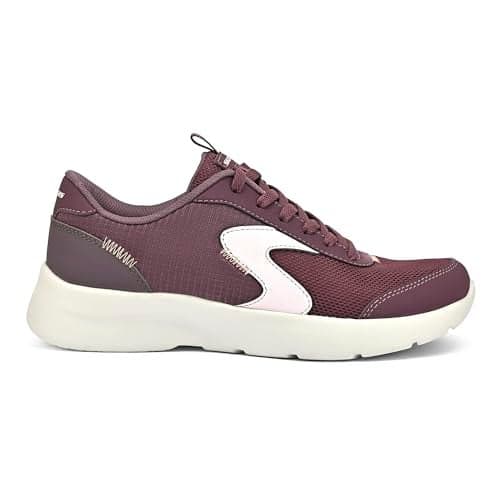 Skechers Womens Dynamight 2.0 Burgundy Multi Casual Slip On Shoe