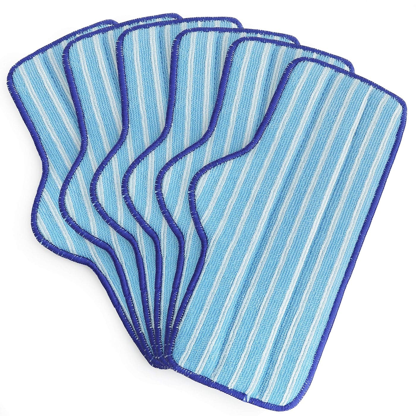 Flintar 6 Packs of Premium Microfiber Pads Compatible with Dupray Neat Steam Cleaner Durable Reusable and Machine Washable