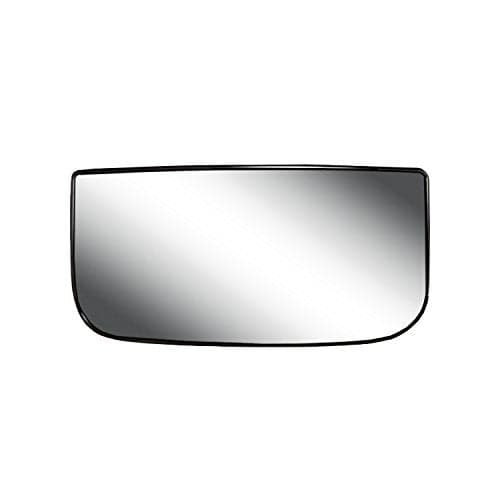 Passenger Side Non-heated Mirror Glass w/backing plate, Chevrolet Avalanche, Silverado, Suburban, Tahoe, GMC Yukon, Sierra, Yukon, towing mirror bottom lens, 3 9/16" x 7 1/2" x 7 3/16"