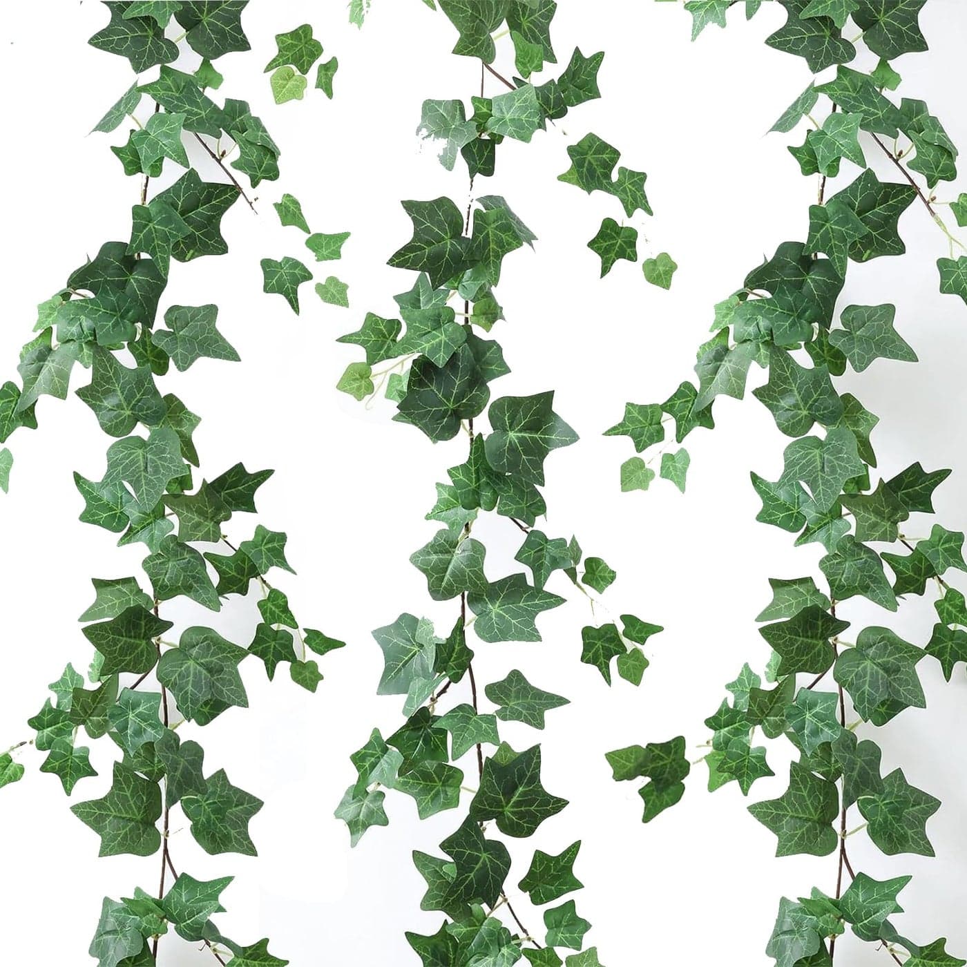 Dremisland 3PCS Fake Ivy Garland Artificial Foliage Plants 67FT Odorless Silk Ivy Wedding Garland Vines Fake Hanging Plants Greenery Decor for Indoor Outdoors Wedding Arch Wall Decor