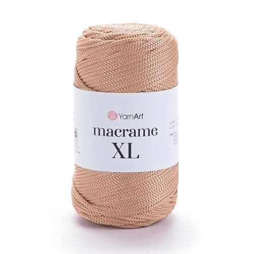 YarnArt Macrame Cord – Strong & Versatile Macrame Yarn for Knitting, Crochet & DIY Crafts – 100% Polyester, 250g (130m) – Perfect for Wall Hangings, Bags, Home Decor & More (149, XL)