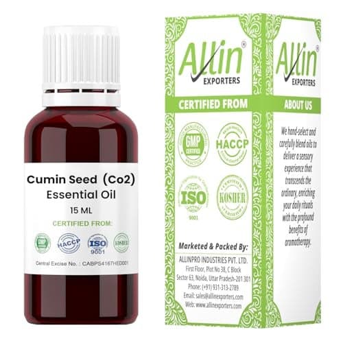 Allin Exporters Cumin Seed Oil (Co2) Extract - 100% Pure, Natural & Undiluted - 15 ML