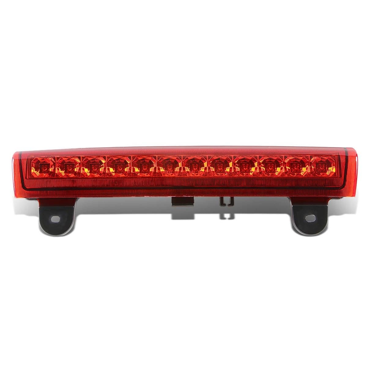 DNA MOTORING 3BLGMCD00LEDRD Red Lens LED High Mount 3rd Third Brake Light Compatible with 0006 Suburban 1500 2500 Tahoe 0006 Yukon XL 1500 2500