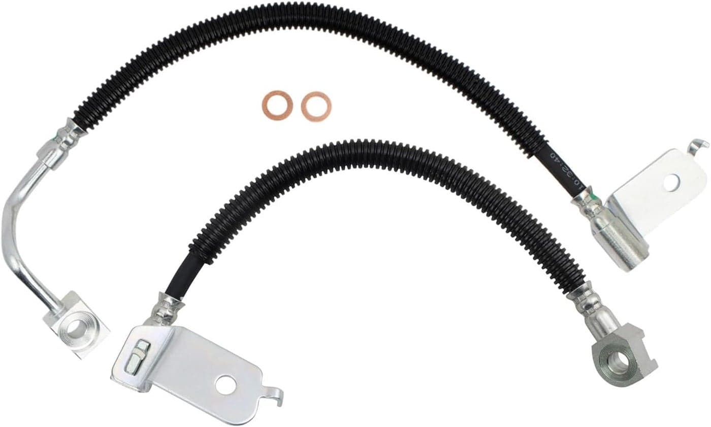 TRQ Brake Hose Set for Ford Crown Victoria, Lincoln Town Car, and Mercury Grand Marquis (1997-2002)