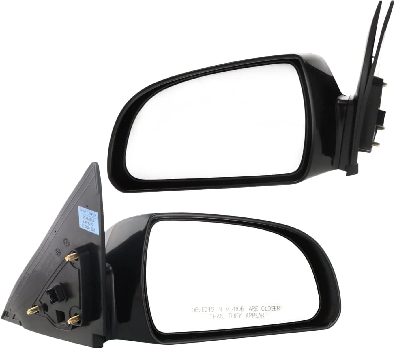 Garage-Pro Driver & Passenger Side Power Heated Mirrors for Hyundai Sonata 2006-2010 - Paintable