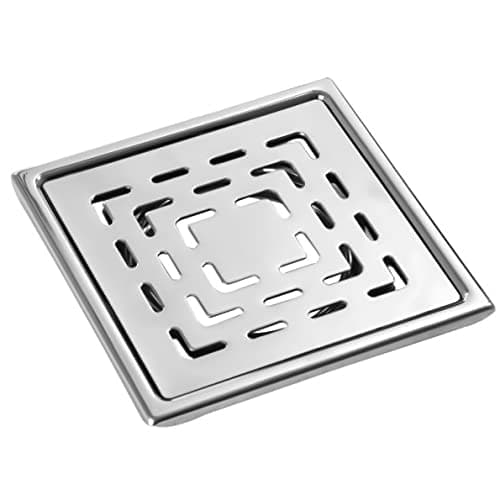 ZAP Stainless Steel Anti Foul Floor Water Drain Grating Bathroom Floor Drainer/Jali (GT-205, 4X4 Inch)