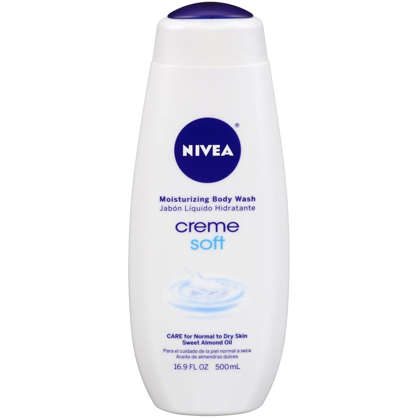 NIVEA Crme Soft Moisturizing Body Wash Fresh Scent for Dry Skin 169 fl oz Bottle