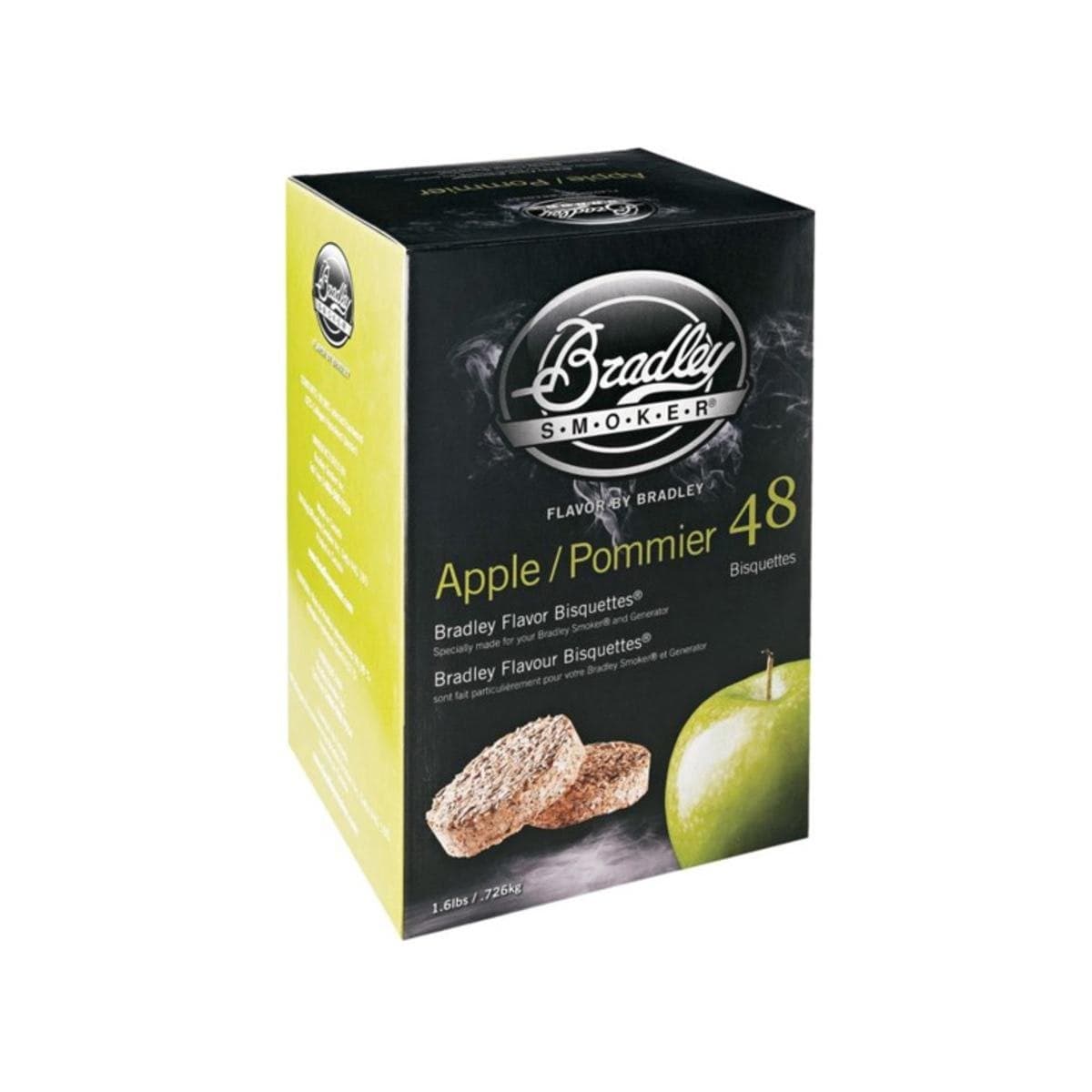 Bradley Smoker Bisquettes For Grilling and BBQ Apple Special Blend 48 Pack