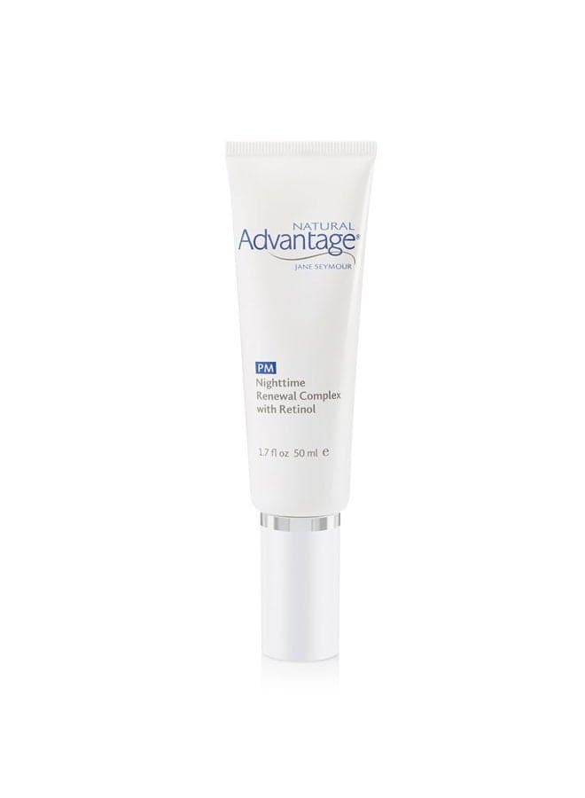Nighttime Renewal Complex with Retinol, Shea Butter, and Vitamin E for Enlarged Pores and Uneven Skin Tone, 50mls: by Jane Seymour