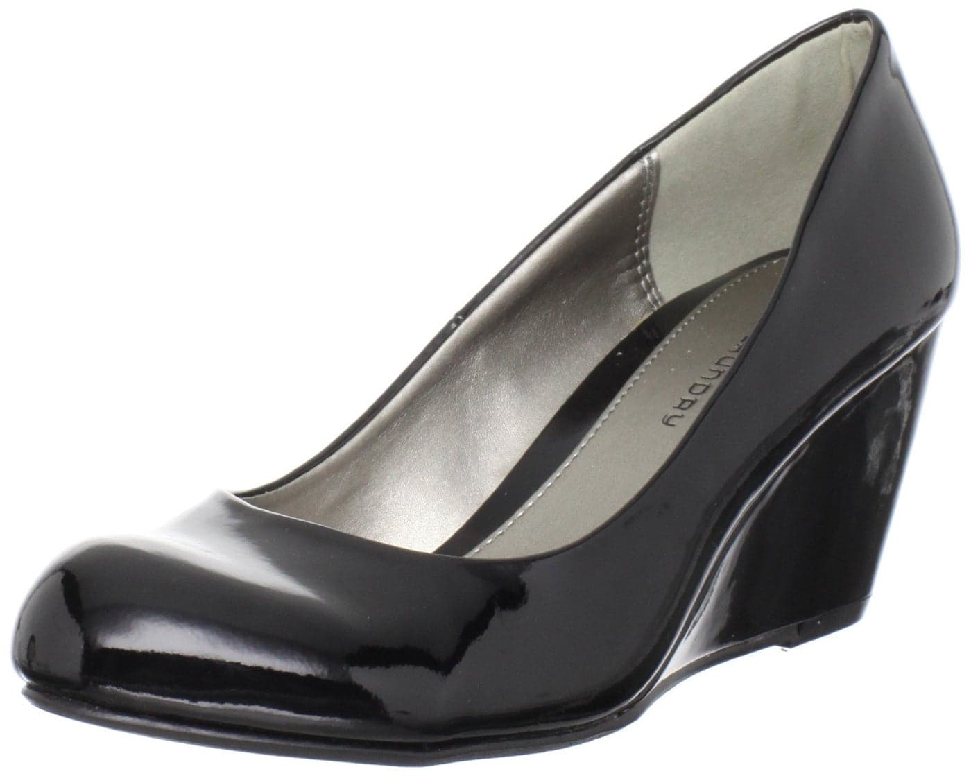 CL by Laundry Women's Nima Wedge Pump, Black Patent, 6 M US