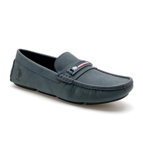 U.S. POLO ASSN. Mens |Barnes 4.0|Navy Stylish Casual Loafer Shoes for Man, 6 UK