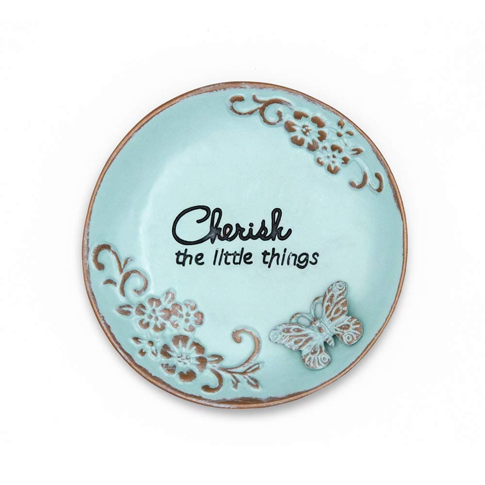 LARAINE Jewelry Dish Display Trinket Tray Oval Bowl Home Decorative Organizer Gift Necklace Earring Rings Holder Storage 312504 Oval Blue