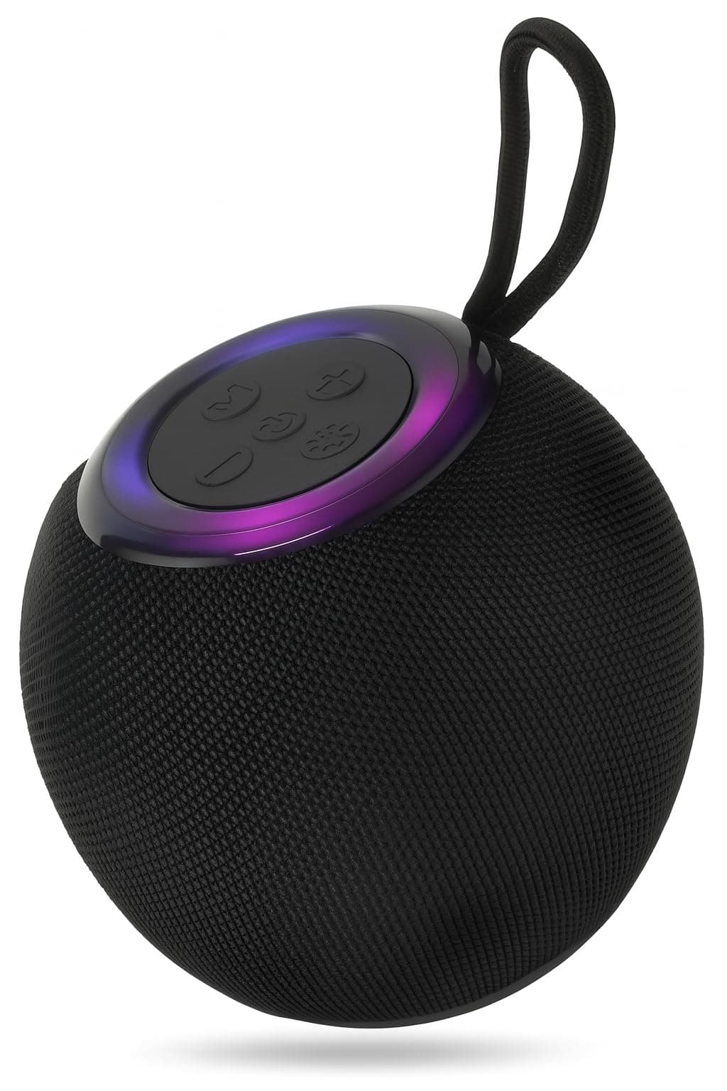 VEHOP Portable Bluetooth Speaker, HD Sound, Beat Synced RGB Lights, upto10Hrs Playtime, Multi-Playback Modes-BT5.3/TF Card/Aux-in, IPX4 Water Resistant Speaker & Type-C Charging.