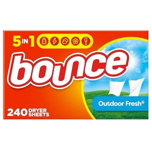 Bounce Fabric Softener Sheets, Outdoor Fresh Scent, 240 Count