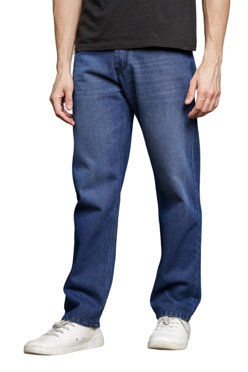 RAGZO Baggy Jeans for Men - Blue, 30