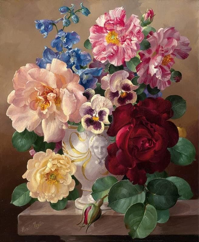 TULIP N TURTLE Peony Diy Acrylic Paint By Number Kit Adults Kids Beginner Number Painting Kit Diy Canvas Painting By Number Acrylic Oil Painting. Wall Decoration Diy Painting Kit Adults, Multicolor