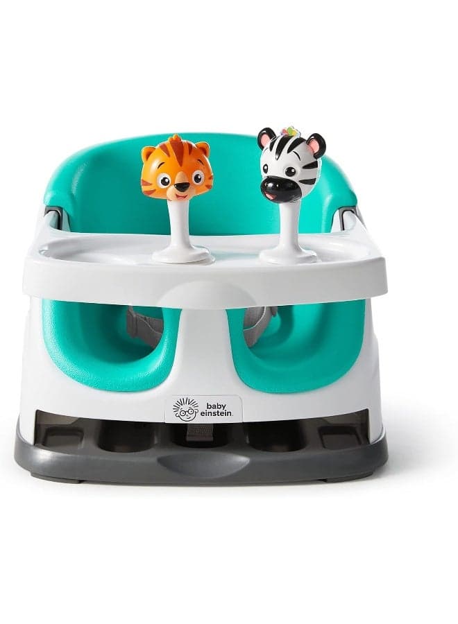 Baby Einstein Dine & Discover Multi-Use Booster Feeding & Floor Activity Seat with Self-Storing Tray