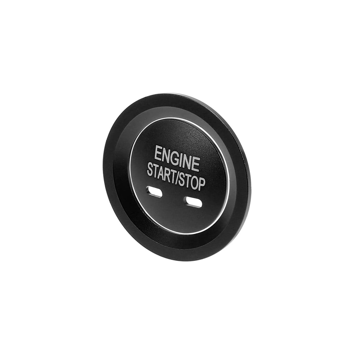 X AUTOHAUX Car Start Stop Switch Button Cover with Ring Kit for Cadillac XTS XT5 CT6 Black
