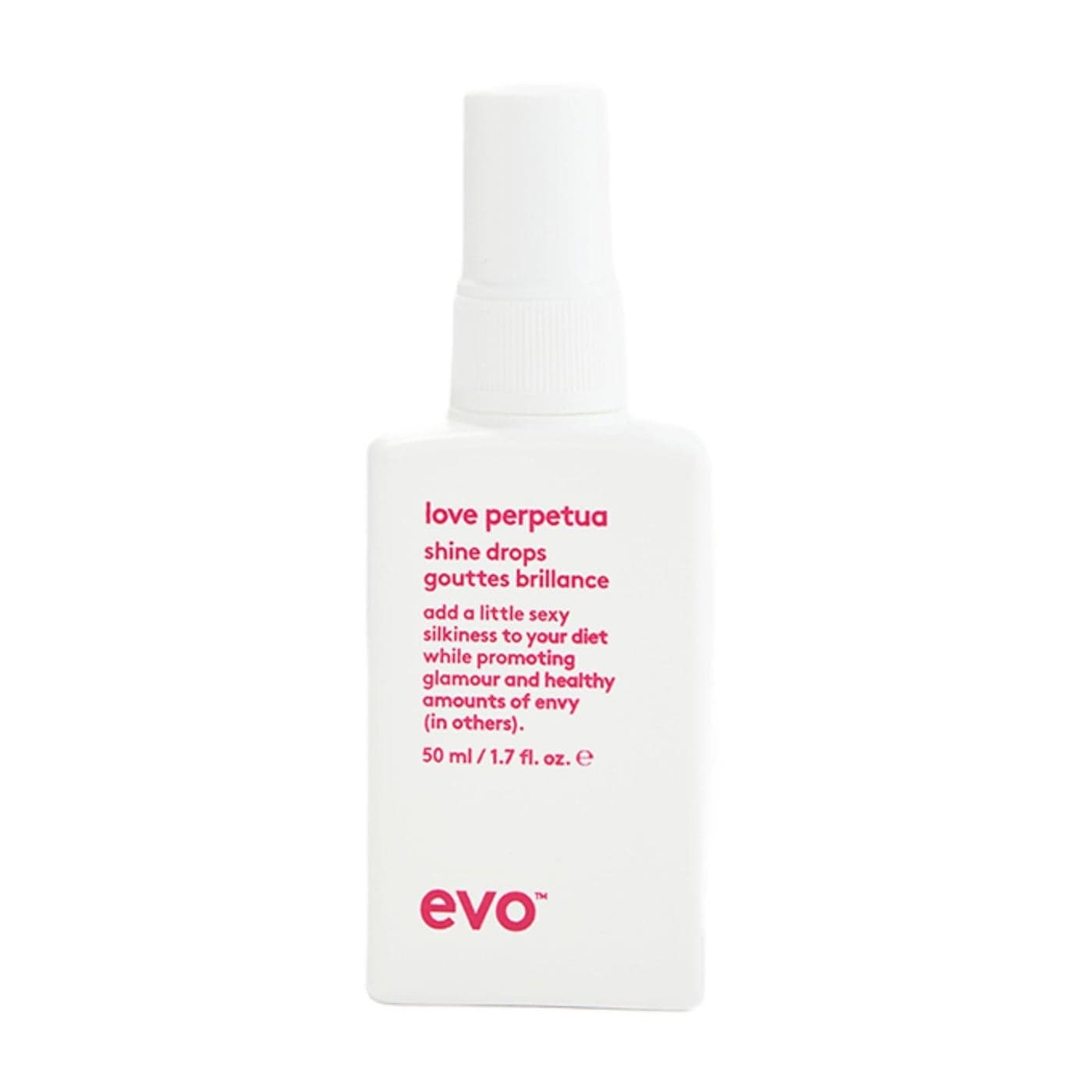EVO Love Perpetua Shine Drop Polishing Hair Gloss For All Hair Types 50ml 17floz