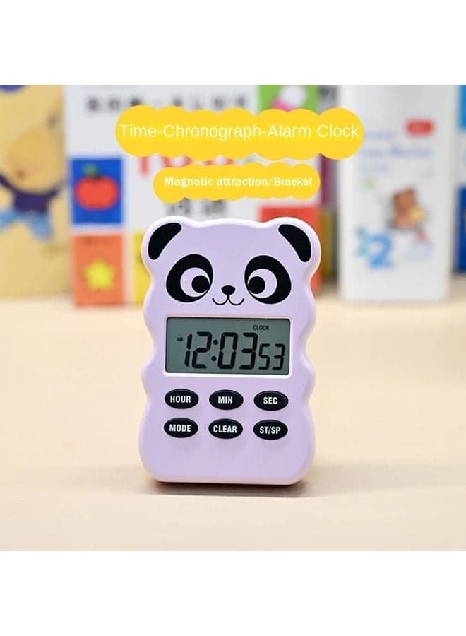 Pink Little Bear Magnetic Kitchen Timer Alarm Clock Stopwatch