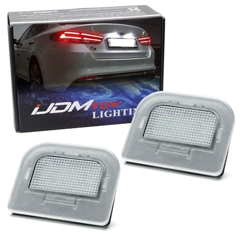 iJDMTOY OEMFit 3W Full LED License Plate Light Kit Compatible With Kia 20162020 Optima K5 2023up Sportage Powered by 18Piece Xenon White LED Diodes