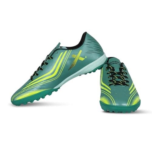 Vector X Flame 2.0 Indoor Futsal Shoe, EVA Midsole Non-Marking Rubber Sole with Synthetic Leather Upper, Super Light Weight Shoe for Men, Ideal for Hard Surfaces Artificial Turf Surfaces Shoes
