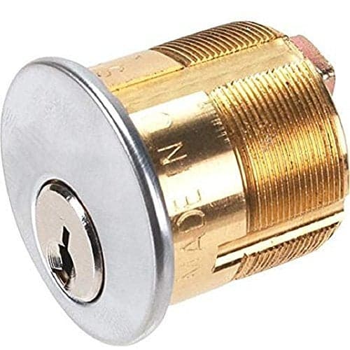 Pacific Doorware Detex Cylinder - Detex EAX500 EA500 EAX2500 EAX2545 EAX300, Commercial Lock, Aluminum Silver