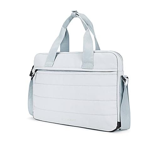 Assembly Messenger Bag with Quick-Access Pockets & Adjustable Strap, Lightweight 14-Inch Laptop Bag for Daily Commute & Business Travel, Grey