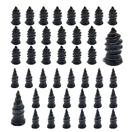 40Pcs Tire Repair Rubber Nail Rubber Screw Tire Plugs SelfService Vacuum Tire Repair Nail Kit Tires Quick Puncture Repair Tools for Auto Truck Motorcycle Tractor tire Puncture Repair